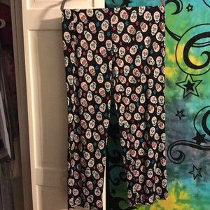 Cynthia Rowley Sugar Skull Pajama Pants